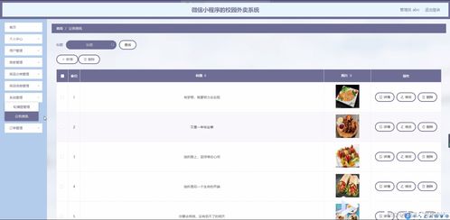 基于Java與微信小程序的校園外賣系統(tǒng)設計與實現(xiàn)